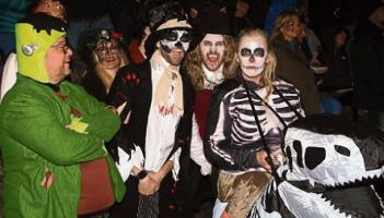   Derry Halloween celebrations attracted tens of thousands of visitors, transforming the city into a spectacle of 'myth, magic and mischief'. 