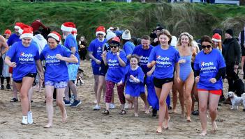IN PICTURES: Annual Christmas Day Swim in support of Foyle Hospice