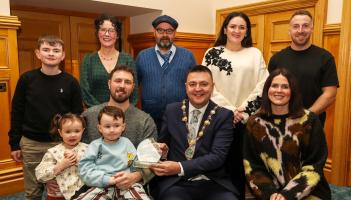 IN PICTURES: Civic reception for Derry mental health champion Danny Quigley