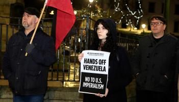 IN PICTURES: Derry Anti War Coalition Hands Off Venezuela Rally