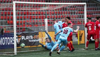 IN PICTURES: Institute edge out Dundela in tense Brandywell clash