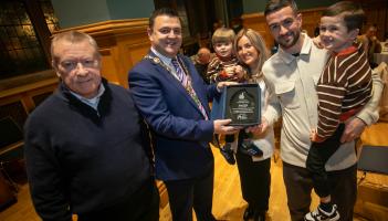 IN PICTURES: Derry City&rsquo;s Michael Duffy honoured following milestone 2025 season