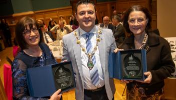 IN PICTURES: Mayor pays tribute to Derry Credit Union's 'Golden Girls'