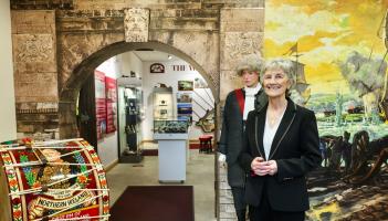 IN PICTURES: President Connolly tours Derry&rsquo;s iconic heritage sites