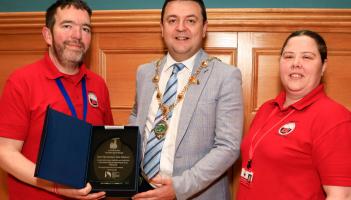 IN PICTURES: Mayor pays tribute to Derry's Inner City Assistance Team Volunteers at Civic Reception