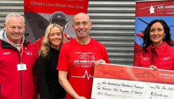 Garvagh runner completes 1,262 miles in 2025 to support Air Ambulance NI