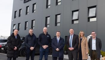 NI's second fastest growing company hosts Invest NI CEO and Mid Ulster MP