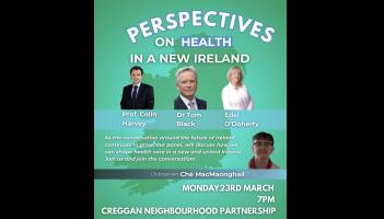 Think 32 discussion on Healthcare in a New Ireland to take place in Creggan