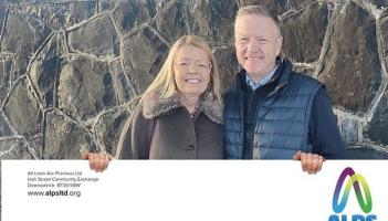 Newbridge couple leave charity 'truly humbled' with their &pound;60k donation