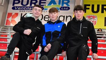 IN PICTURES: Derry City fans at Brandywell for Drogheda clash