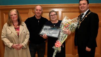 IN PICTURES: Mayor honours Museum of Free Derry's Jean Hegarty