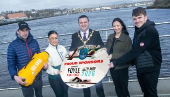 Derry community rallies behind Mayor McHugh for Foyle Challenge