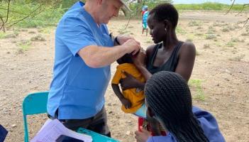  Jim Hill's using 38 years valuable NHS experience in Turkana to 'support New Ways&rsquo; health programmes.