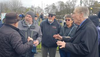 Delegation from US AOH Freedom For All Ireland division visits Derry