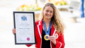 Freedom of the Borough Awarded to Co Derry Olympic Champion Hannah Scott