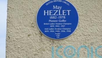 Plaque unveiled for 1890s champion teen golfer May Hezlet at Royal Portrush