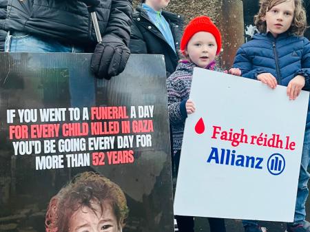 'Drop Allianz' Demonstration at GAA Congress&nbsp;