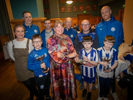 IN PICTURES: Culmore Youth Football Club honoured for landmark 2025 season