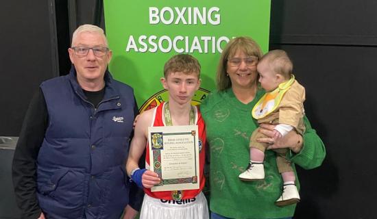 The future is bright for St. Joseph's Boxing Club youngster Tony Cox!