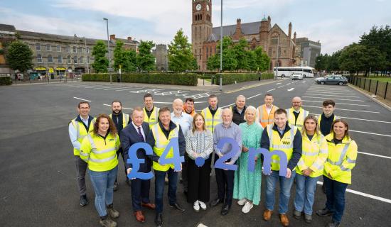 NI Water completes reinstatement of Derry's Foyle Street Car Park