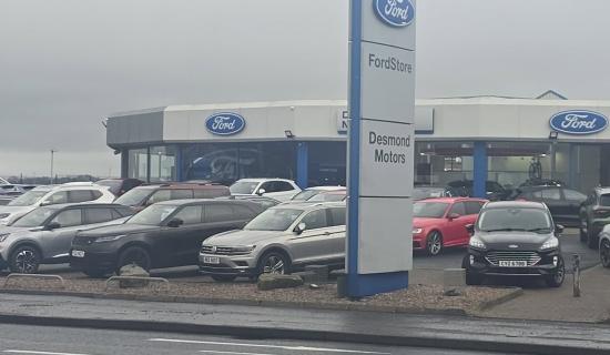 Desmond Motors  - site of proposed student accomodation in Derry.