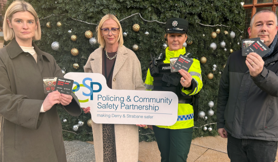 Derry businesses support police drive to end festive drink driving