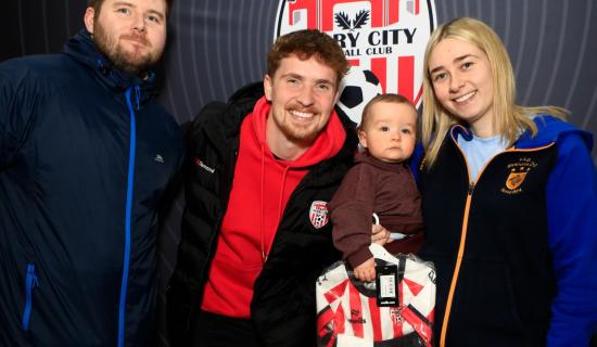 IN PICTURES: Derry City star Alex Bannon greets fans at Foyleside