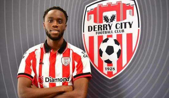 Olayinka excited for "club with ambition" after joining Derry City