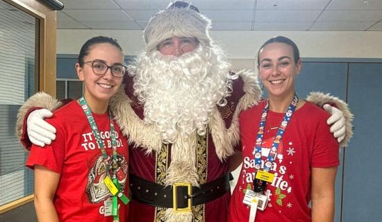 IN PICTURES: Western Trust Radiology Team spreads festive cheer with special donation for young patients