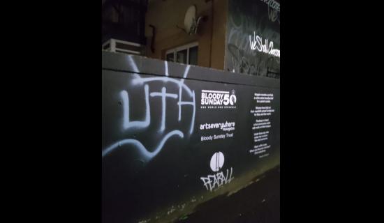 'Defacing of a wall concerning Bloody Sunday actually made me very sad' - Kate Nash