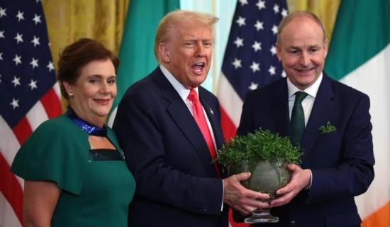 Council to debate  'no shamrocks to be delivered by Irish political representatives to Trump in the White House' 
