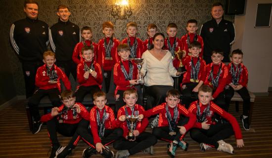 IN PICTURES: Big night for Derry&rsquo;s D&D 8s-11s season winners honoured