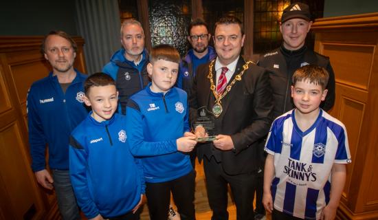 IN PICTURES: A night of celebration for Culmore Youth FC at Derry's Guildhall