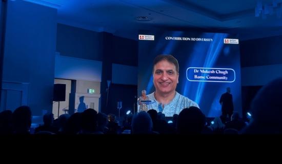 Derry doctor Mukesh Chugh finalist at the Blue Light NI Awards