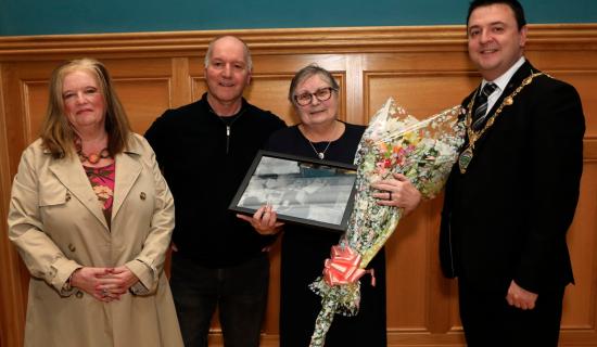 IN PICTURES: Mayor honours Museum of Free Derry's Jean Hegarty