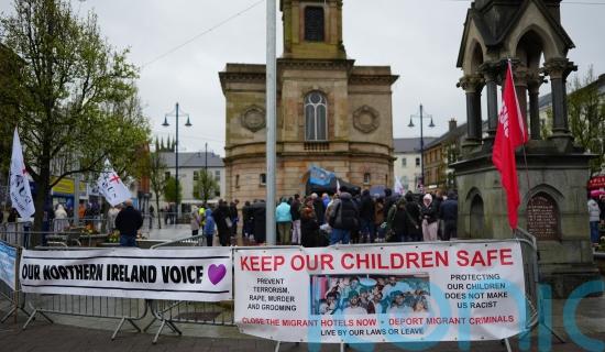 Rally in Coleraine hears concerns around immigration