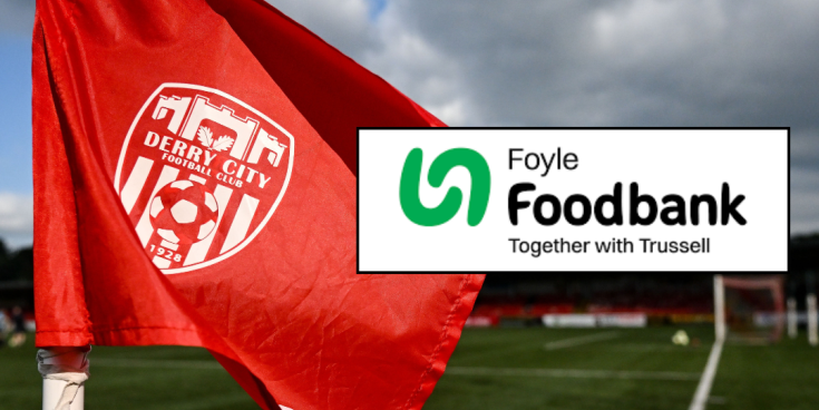 Foyle Foodbank and Derry City FC team up for matchday appeal