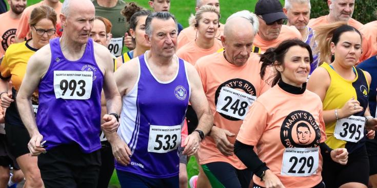 IN PICTURES: Hundreds take part in annual Marty's Run 5K in Derry