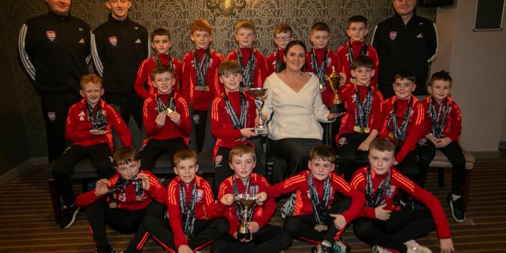 IN PICTURES: Big night for Derry&rsquo;s D&D 8s-11s season winners honoured