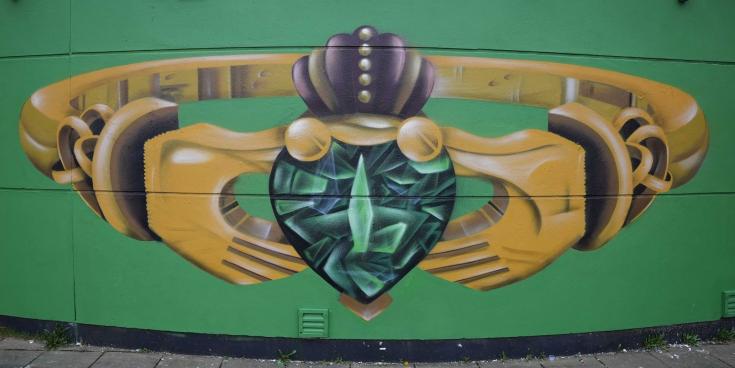 New Claddagh mural joins Derry&rsquo;s famed street art trail