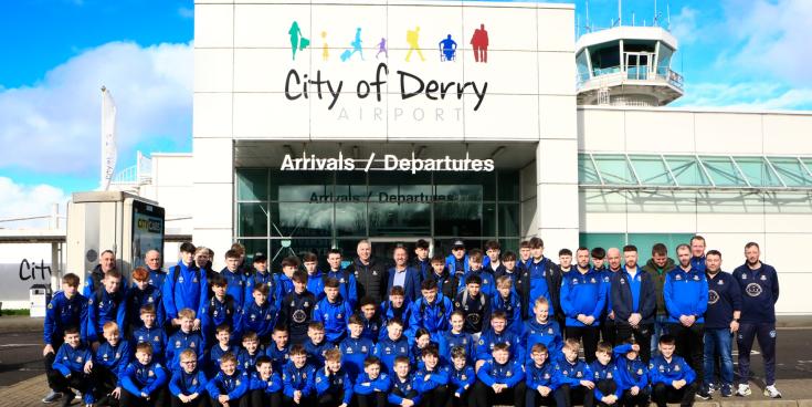 Limavady Youths enjoy trip of a lifetime to Premier League team Wolves