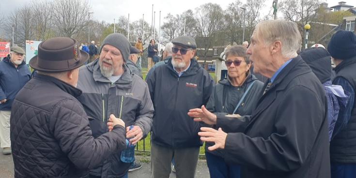 Delegation from US AOH Freedom For All Ireland division visits Derry