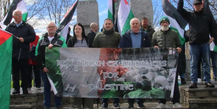 IN PICTURES: Palestinian Prisoners Day Vigil at Derry Hunger Strike monument