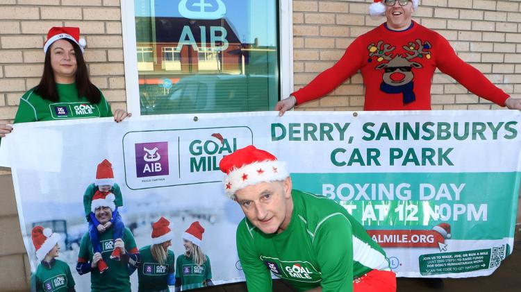 Derry people urged to 'step up' as Boxing Day GOAL Mile returns to the city
