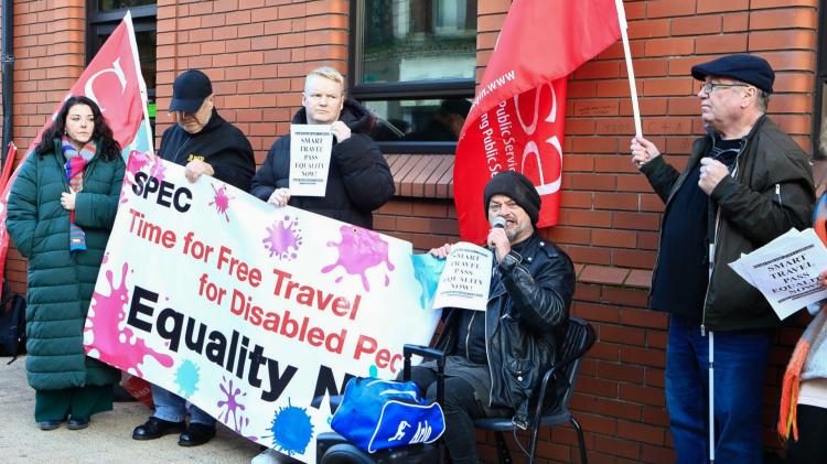 IN PICTURES: Derry rally demands immediate end to the 'half-fare unfair' system