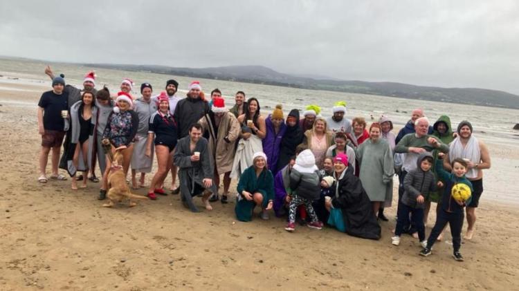 New charity which aims to help families affected by suicide with practical and financial support will benefit from  annual Christmas dip at Lisfannon.
