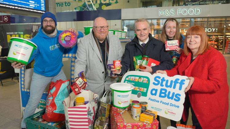 From Derry to Belfast: North west support helps Stuff a Bus 2025 collect 36,000 meals