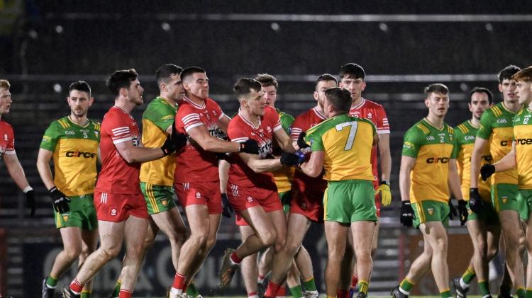 Donegal will take on Derry in the semi-finals of the Dr McKenna Cup