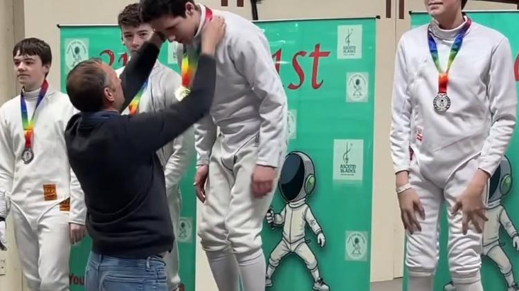 Derry fencer Joshua Garvie takes top honours in U-17 &Eacute;p&eacute;e competition