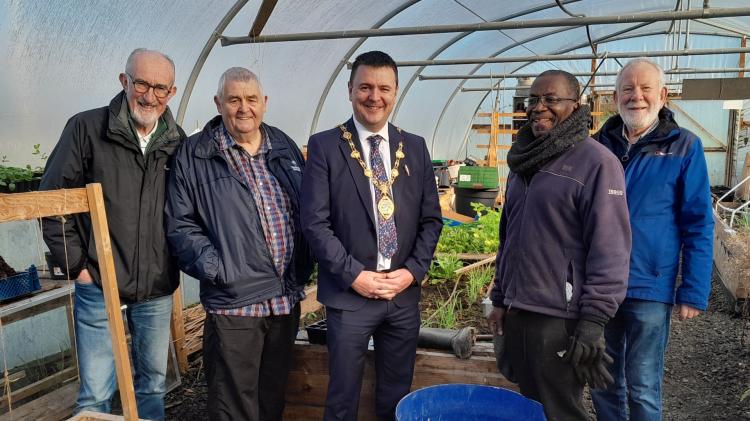 Mayor praises dedicated work of Eglinton Men&rsquo;s Shed